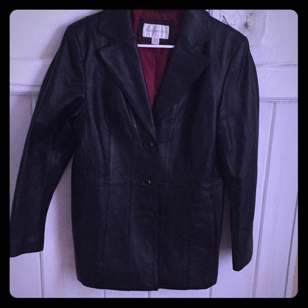 Worthington jacket Medium Size leather like new